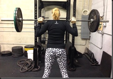 back squats 1